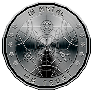 Metal Music v3 Coin Logo